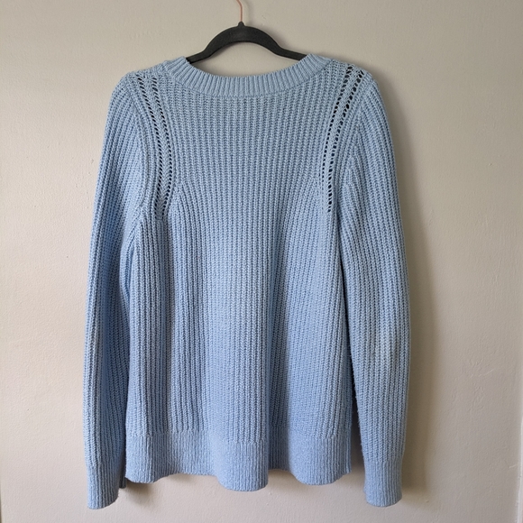 LOFT Pointelle Trim Sweater - Picture 3 of 6